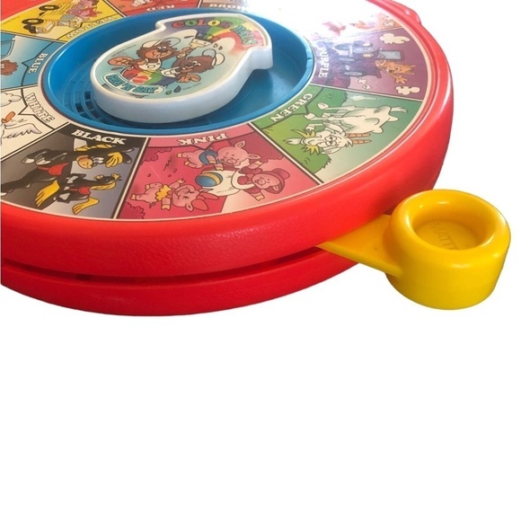 VTG Mattel 1989/92 See ‘N Say Color Pals TedPull Down Handle Red Carrying Handle - Picture 2 of 5